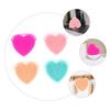 DECHOUS 4Pcs Handheld Silicone Facial Cleansing Brush Manual Face Scrub Tool for Gentle Exfoliation Massage Skincare Compact Portable for Women view 3