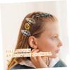 Baluue 4pcs Halloween Rhinestone Skeleton Hand Hairpins Scary Alloy Barrettes for Women Unique Hair Accessories for Halloween Parties Photo Props view 4