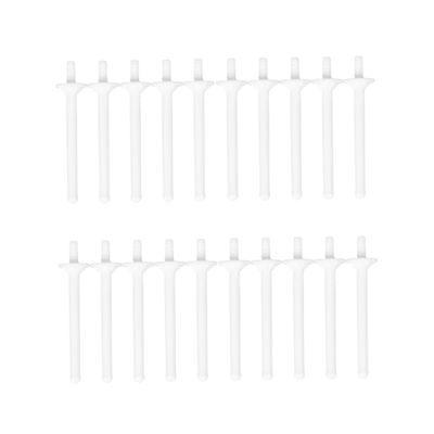 FRCOLOR Nose Hair Wax Sticks 20-Piece Set Disposable Plastic Wax Wands for Hair Removal Suitable for Personal Grooming