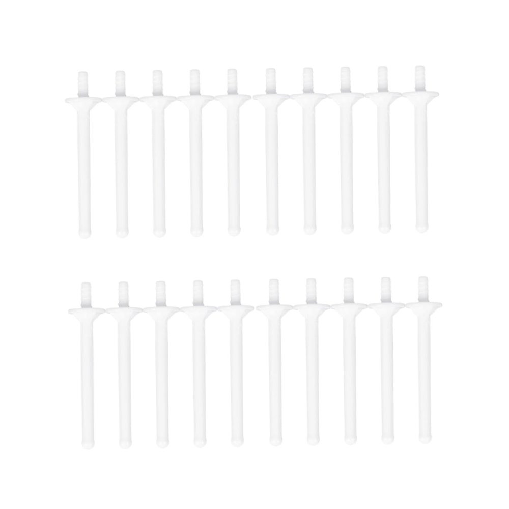FRCOLOR Nose Hair Wax Sticks 20-Piece Set Disposable Plastic Wax Wands for Hair Removal Suitable for Personal Grooming