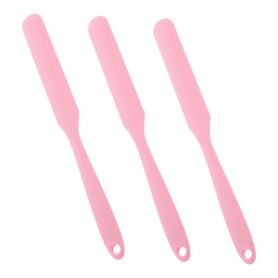 ELAYARD 3Pcs Non Stick Silicone Waxing Sticks for Hair Removal Reusable Applicators for Women Durable Hard Wax Spatula for Mess Body Hair Removal Supplies