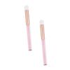 DECORNIJIA 2Pcs Pink Professional Women Makeup Brush Nose Shadow Eyeshadow Applicator for Deep Cleaning Hair for Eye Makeup view 1