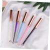 DECORNIJIA 2Pcs Pink Professional Women Makeup Brush Nose Shadow Eyeshadow Applicator for Deep Cleaning Hair for Eye Makeup view 3