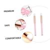 DECORNIJIA 2Pcs Pink Professional Women Makeup Brush Nose Shadow Eyeshadow Applicator for Deep Cleaning Hair for Eye Makeup view 4