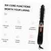EPIGEIST Adjustable Temperature Plastic Curling Iron for Hair Types with Heat Protective Glove Clips for DIY Styling view 3