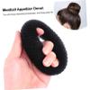 DECHOUS 3Sets Hair Bun Maker Kit with Elastic Hair Ties U Shaped Hairpins Versatile Hair Styling Tools for Women for Parties Weddings Yoga More Total view 4