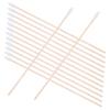 DECHOUS 100pcs Long Single-Tipped Cotton Swabs with Sturdy Wood Stick for Industrial Cleaning Disposable Wooden Cotton Swabs Multi-Use for Makeup and Precision Application view 1