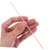 DECHOUS 100pcs Long Single-Tipped Cotton Swabs with Sturdy Wood Stick for Industrial Cleaning Disposable Wooden Cotton Swabs Multi-Use for Makeup and Precision Application view 3