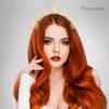Framendino, 2 Pack Goddess Halo Sun Crown Headband Cosplay Costume for Women Hair Accessories Silver and Gold view 3