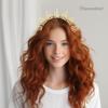 Framendino, 2 Pack Goddess Halo Sun Crown Headband Cosplay Costume for Women Hair Accessories Silver and Gold view 4