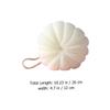 ERINGOGO 4Pcs Pumpkin Shaped Bath Balls Soft and Supple Shower Tools for Exfoliating for Family and Bathing Experience for Friends and Loved Ones view 2