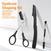 TsMADDTs Tweezers for Men, 8 in 1 Professional Eyebrow Tweezers Kit with Eyebrow Trimmer & Scissors, Razor, Brush, Skin Care Tools view 4