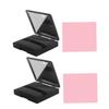 Healeved Oil Blotting Paper Sheets for Oily Skin 2pcs Makeup Oil Absorbing Tissues with Mirror and Puff for Face Cleaning view 1