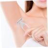 EXQUIMEUBLE Manual Body Hair Trimmer for Women Armpit Hair Remover Razor Safe and Durable Design for Effortless Shaving for Daily Use and Salon Grey view 3