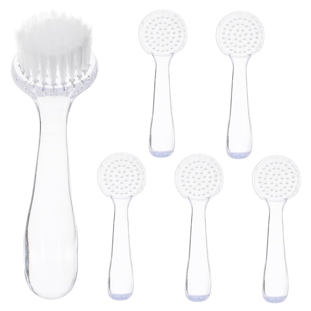 DECOMELODY 6Pcs Nail Dust Removing Brush Manicure Cleaning Tool for Dust Removal Quality with Fine Craftsmanship for Nail Art and Easy Application