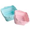 SHERCHPRY 2pcs Silicone Makeup Brush Cleaning Bowls Foldable Portable Brush Washers for Easy Cleaning for Makeup Artists and Beauty Enthusiasts view 1