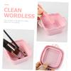 SHERCHPRY 2pcs Silicone Makeup Brush Cleaning Bowls Foldable Portable Brush Washers for Easy Cleaning for Makeup Artists and Beauty Enthusiasts view 3