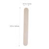 DECOMELODY 1Pcs Wooden Wax Applicator Sticks for Hair Removal Premium Wax Spatula for Smooth Application for Salon and Home Use Safe and Durable view 2