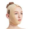 Bderkz After Liposuction Surgery Neck and Chin Compression Garment Wrap V-Shaped Double Jowl Tightening Cover Strap Bandage(X-Large) view 1