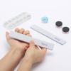 100 Pcs 180/240 Grit Nail Files for Arylic and Natural Nails, Double Sided Manicure Buffing Files view 4