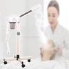 2-in-1 Thermal Spray Facial Steamer,On Wheels,650ml Water Tank,Adjustable Height,360 Rotating Nozzle,Ionic Ozone,Simple Use Panel,for Spa Beauty,Home Use,White view 1
