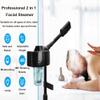 2-in-1 Thermal Spray Facial Steamer,On Wheels,650ml Water Tank,Adjustable Height,360 Rotating Nozzle,Ionic Ozone,Simple Use Panel,for Spa Beauty,Home Use,White view 2