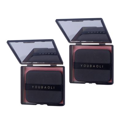 VICASKY 2Sets Makeup Oil Absorbing Paper with Mirror Case Portable Face Blotting Sheets for Oily Skin Thin Delicate Touch Up Safe Materials for Daily Use