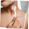 BATHVEVE 6pcs Bull Horn Facial Cleansing Brushes Caps Round Head Nail Cleaning Brush Set for Manicure Fingernail Dust Tool for Home and Salon Use view 4