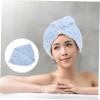 BATHVEVE Thickened Cloud Velour Hair Drying Cap for Women Fast Drying Towel Wrap Convenient Shower Bonnet Multi Functional Use for Bathing and Hair Washing Durable and Quick Absorbent view 3