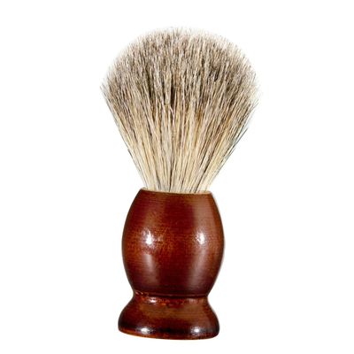 DEARMAMY 3-Piece Beard Care Set Shaving Brush Soap Bowl Storage Rack for Men Non-Slip and Practical Grooming Accessories Random Color