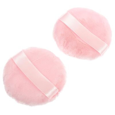 Healeved 2Pcs Makeup Powder Puff Washable Cosmetic Sponge for Blending Furry Powder for Foundation Application Makeup Tool for Women