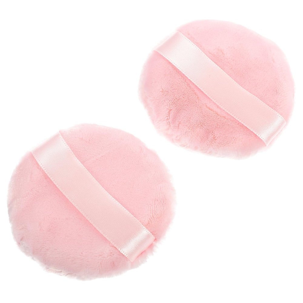 Healeved 2Pcs Makeup Powder Puff Washable Cosmetic Sponge for Blending Furry Powder for Foundation Application Makeup Tool for Women