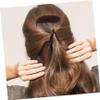 Beaupretty 4Pcs Hair Volume Inserts Plastic Bun Maker Accessories for DIY Hairstyles Beehive Styler Tool for Fluffy Styling for All Ages view 3