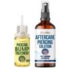 BodyJ4You Piercing Aftercare Kit - Saline Solution Spray Ear Piercing Cleaner - Natural Bump Keloid Removal - Ear Piercing Cleanser Nose Septum Navel Lip - Soothe Moisturize Recovery Natural Solution view 1