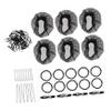 EPIGEIST 1Set Invisible Hair Nets with Elastic Bands and Bun Shaper Hair Accessories for Dancers Comfortable for All Day Wear for Ballet Buns and Dance Styles view 1