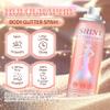 AOAZXBB Body Glitter Spray Holographic Glitter Hairspray Quick-Drying Long Lasting Shiny Spray for Festival Music Concert Party Prom, 2.11 Fl Oz, Glint-Rainbow view 2