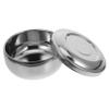 Healifty Stainless Steel Shaving Bowl for Shaving Cream Soap Men Grooming Tool Stylish Travel Shaving Mug Classic Barber Accessory for Home Salon Use view 1