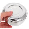 Healifty Stainless Steel Shaving Bowl for Shaving Cream Soap Men Grooming Tool Stylish Travel Shaving Mug Classic Barber Accessory for Home Salon Use view 3