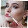 EXQUIMEUBLE 4Pcs Silicone Lip Makeup Applicator Travel Friendly Lip Brush with Lid Precise Eyeshadow Applicator for Professional and Home Use for Lipstick and Cosmetic Application view 3