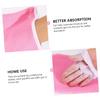 CALLARON 4Pairs Moisturizing Exfoliating Mitts of Gloves Covers for Skin Care Reusable Wax Bath Accessories for Home Professional Salon view 3