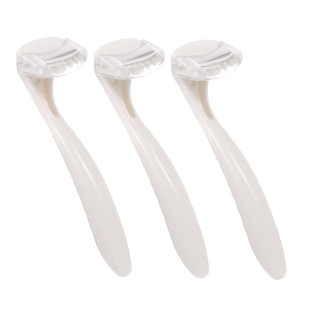 Beaupretty 3Pcs Travel Women Razor Portable Manual Hair Remover for Men Women Skin Friendly Trimmer for Facial Body Hair for Travel Daily Grooming