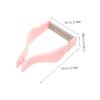 DEARMAMY 2Pcs Manual Facial Hair Remover Tool Handheld Epilator for Women Efficient Hair Removal for Cheeks and Lips Durable Stylish Design for Travel Use view 2
