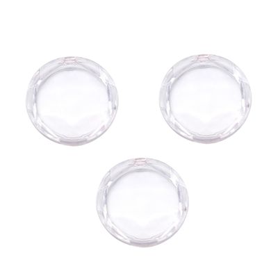 3Pcs Transparent Eyelash Storage Boxes Durable False Eyelash Organizer Compact Makeup Accessories for Easy Travel Eyelash Packaging