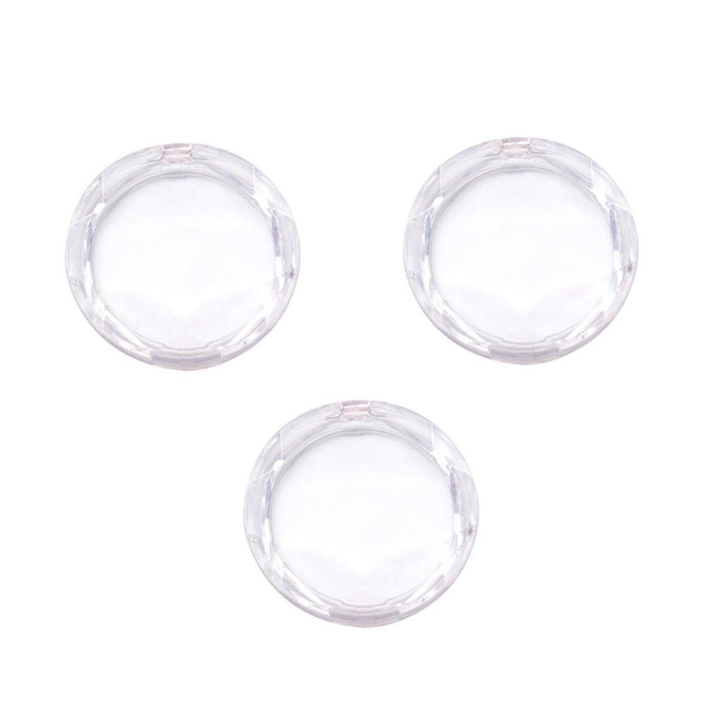 3Pcs Transparent Eyelash Storage Boxes Durable False Eyelash Organizer Compact Makeup Accessories for Easy Travel Eyelash Packaging