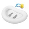 Parliky 1Set Portable Inflatable Foot Bath Basin for Pool Entry Durable Foot Soaking Tub for Beach Camping Compact Design for Easy Cleaning and Refreshing Foot Wash view 1