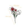 OATIPHO Elegant Tulip Flower Hair Claw Clip for Women Durable Hair Accessory for Thin and Thick Hair Chic Design for Effortless Styling for All Occasions view 2