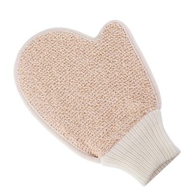 DECOMELODY 2Pcs Exfoliating Bath Mitts Body Scrubber Shower Gloves for Dead Skin Removal Soft Cleansing Pad for Spa Shower Use Gentle Back Rubbing Scrubber for Smooth Skin