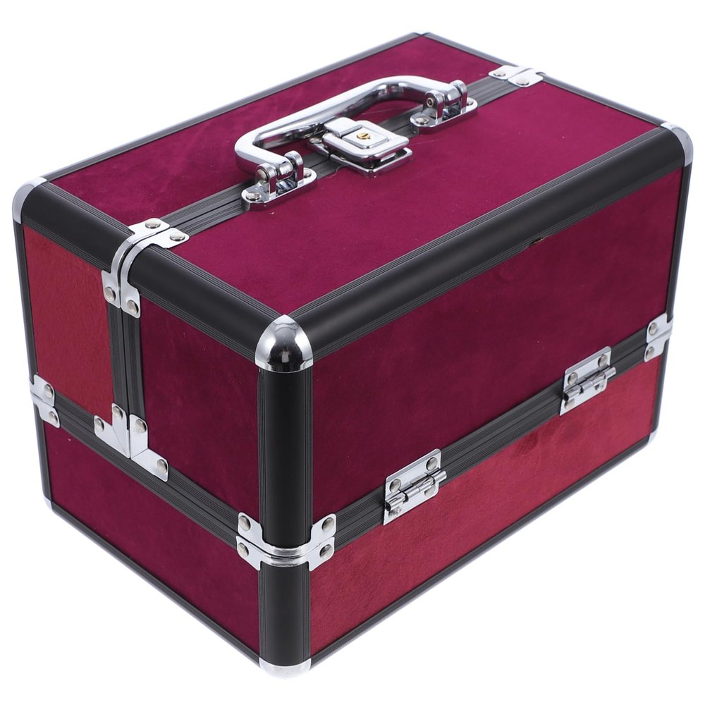 BATHVEVE 1Pc Multi Purpose Makeup Case Cosmetic Storage Box Portable Organizer for Travel Business Large Capacity Design for Skincare Cosmetics for Makeup