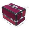 BATHVEVE 1Pc Multi Purpose Makeup Case Cosmetic Storage Box Portable Organizer for Travel Business Large Capacity Design for Skincare Cosmetics for Makeup view 2