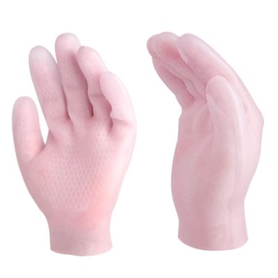 DECHOUS 2-Pair SEBS Moisturizing Gloves for Hand Care Skin-Friendly Hydration Gloves for Dry Cracked Hands for Daily Use and Skin Softening